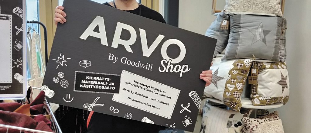 Goodwill Jumalniemen 1-vuotissynttäreitä ja Arvo Shopin avajaisia juhlitaan helmikuun toisella viikolla